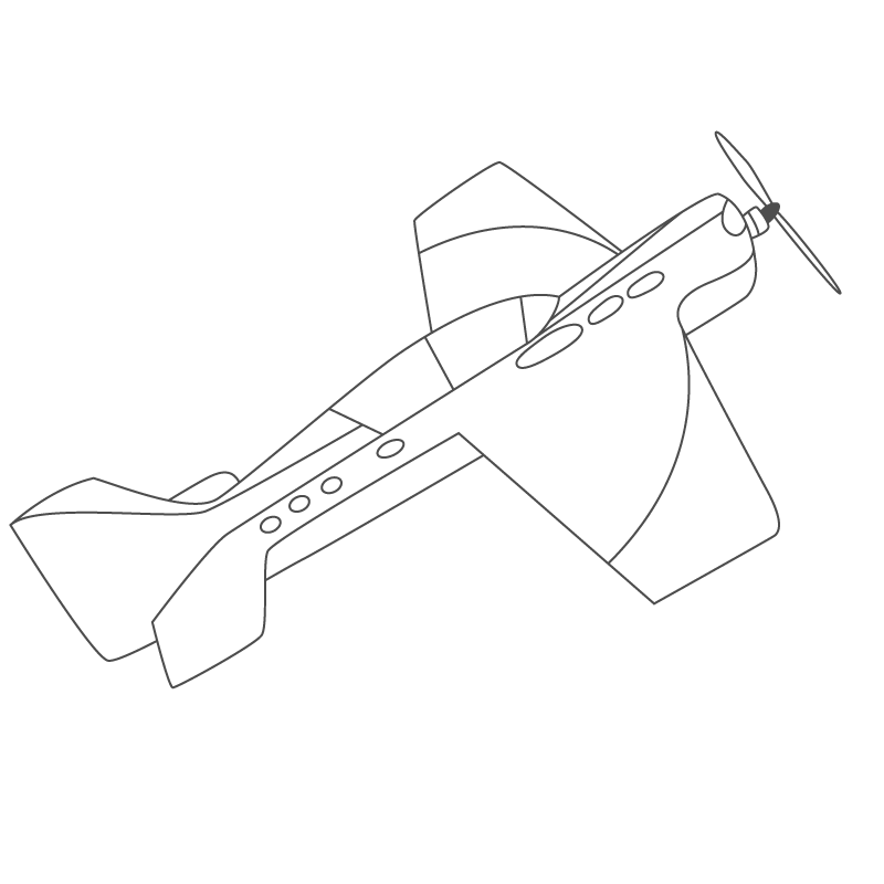 Fixed Wing Propeller Plane